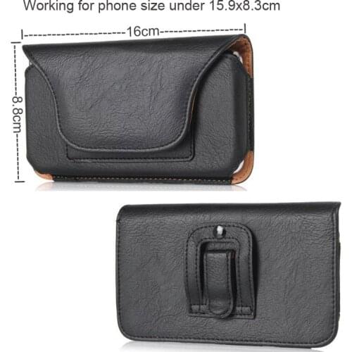 Holster Belt Clip Leather Phone Case Pouch For Huawei Mate 10 Porsche Design,P9 lite mini,Honor V9/6A/5A,Y6 (2017),Honor 8 Pro