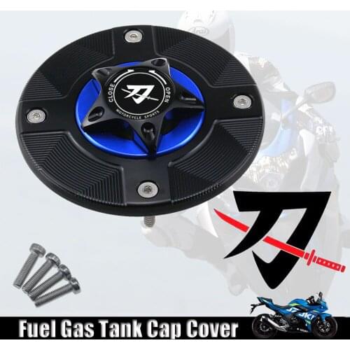 Gas Fuel Tank Cap for Suzuki KATANA Katana 1100 400 750 1997-2005 Motorcycle CNC Quick Release Cover