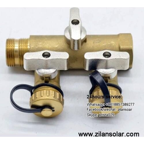 3/4" solar boiler brass filling valve