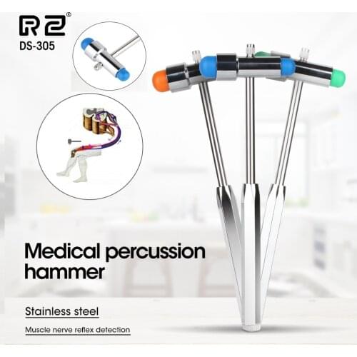 RZ Medical Massage Knee Jerk Neurological Percussor Diagnostic Percussion Buck Nerve Percussive Examination Reflex Hammer Tool