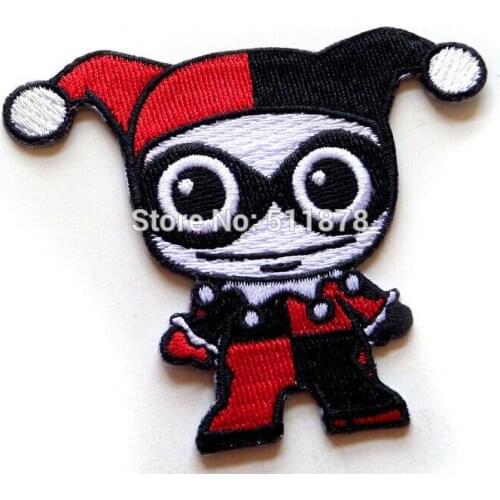 3" Anime Quinn TV Movie Series Uniform punk rockabilly men applique sew on iron on patch embroidery