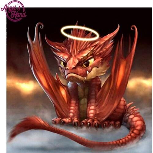 New 5d diamond embroidery kits cross-stitch Angel dragon home decor diamond painting mosaic diy pcitures paint needlework