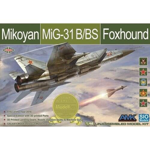 AMK K48002 1/48 Mikoyan MiG-31 B/BS Foxhound Special Edition MODEL KIT