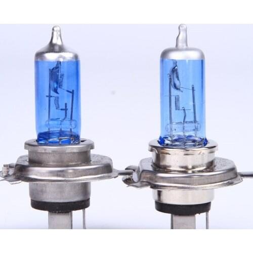 New Ultra White Light Car Headlight 12VH4 55W/100W Car Halogen Bulb H4 Car Halogen Bulb Auto Products Accessories Decoration