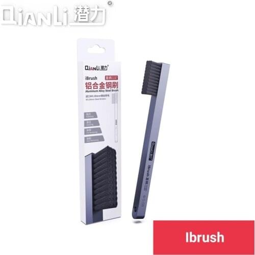 QianLi iBrush DS1102 Aluminum Alloy Steel Brush For Phone Motherboard PCB Soldering Repair Polishing Cleaning Tin Glue Romoving