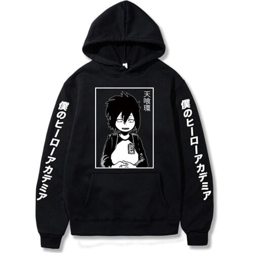 My Hero Academia Hoodies Anime Cosplay Tamaki Amajiki Print Hooded Sweatshirt Men Women Oversized MHA Loose Casual Sweater 2021