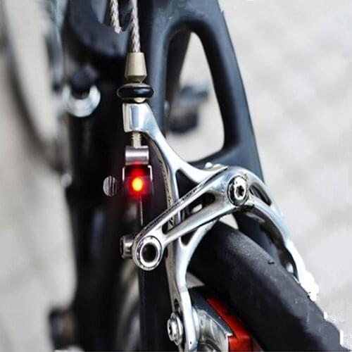Bicycle Light Mini Brake Mount Tail Rear Light High Brightness Waterproof LED Bike Light Lamp Cycling Bike Bicycle Accessories