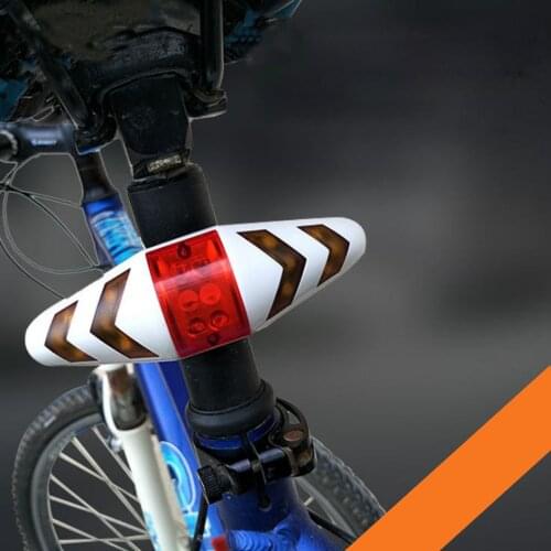 Bike Tail Light with Turn Signals Cycling Back Light Wireless Remote Control