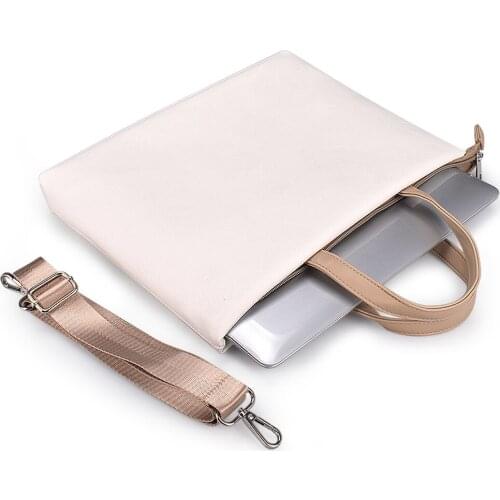 Waterproof Scratch-resistant Laptop Briefcase 13 14 15 inch Notebook HandBag Carry Case Shoulder Bag For 13.3 Macbook Air