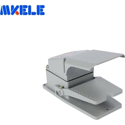 CE Factory Direct High Efficiency Pedal Tattoo Machine Foot Switch Mklt-4 15a 250v Ce Metal Electric Foot Momentary Switch