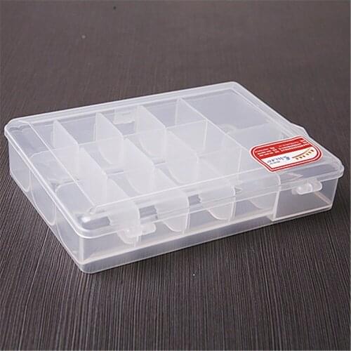 1PCS PP Fishing lure box Multifunctional Fishing Box Hooks Spoons Storage Boxes 14 Compartments Lure Box Fishing Tackle