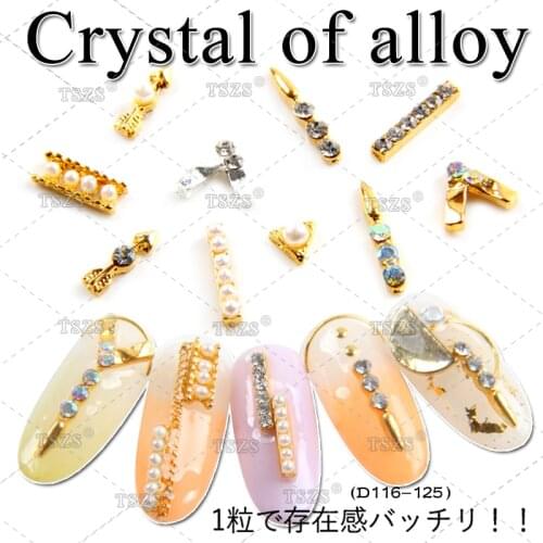 10pcs/lot 2019 Charm Rhinestone For Nail Art Decorations 3D Square V arrow Diamond Alloy Jewel Nail Stones charms