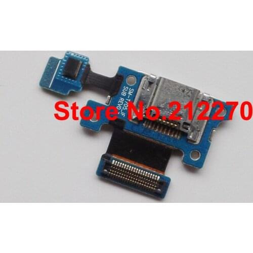 50pcs/lot Original New Charger Charging Port Dock USB Connector Flex Cable For Samsung Galaxy Tab S 8.4 T705 Free Shipping
