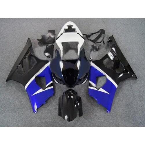 ABS black blue Fairing Kit for GSXR1000 2003 2004 GSX-R1000 03 04 GSXR1000 K3 03 04 Motorcycle Fairings set D