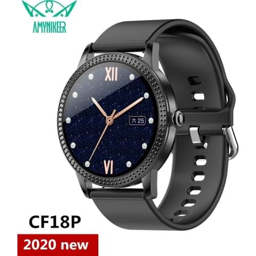 AMYNIKEER Smart Watch CF18P Fashion SmartWatch Fitness Tracker Heart Rate Sleep Monitoring IP67 Waterproof Smart Bracelet PK P8