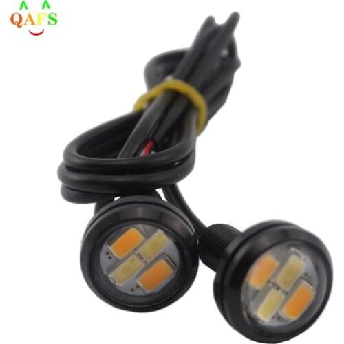 Eagle Eye LED Lights Car Daytime Reverse 4W Signal Bulbs White 23mm 12V 2Pcs/lot