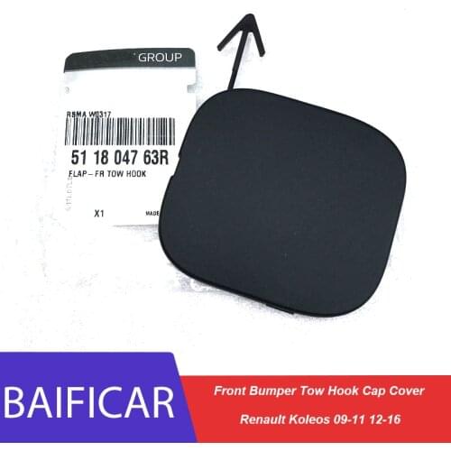 Baificar Brand New Genuine Front Bumper Tow Hook Eye Cap Cover 511804763R For Renault Koleos 09-11 12-16