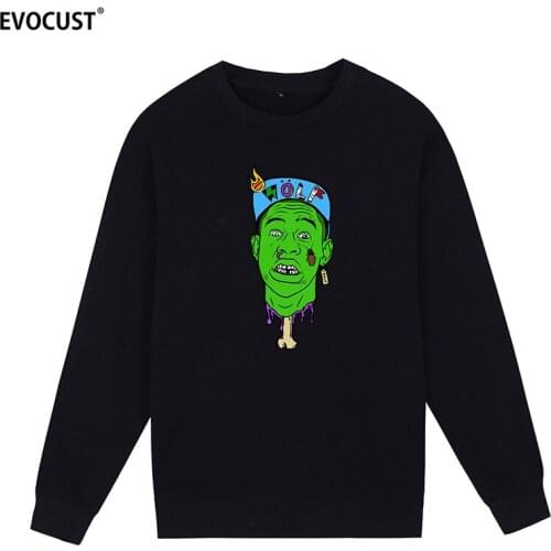 Golf Wang skull Tyler The Creator hip hop rapper music Sweatshirts Hoodies men women Skate unisex Combed Cotton