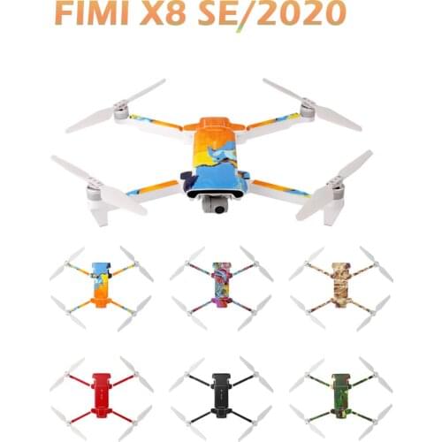PVC Waterproof Sticker for Fimi X8SE 2020/ FIMI X8 SE Drone Body Shell Protection Skin Camera Drone Accessories