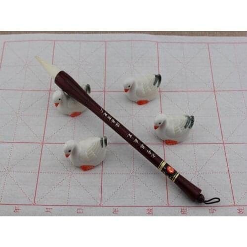 Chinese Ceramic Various styles Lovely Animal Painting Calligraphy Brush Rest Chopsticks Rest
