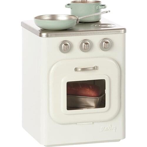 Mini Oven Play House Kitchen Toy Children Cooking Game Playhouse Saucepan Stewpan Bread Tray Metal Cook Simulator Accessories