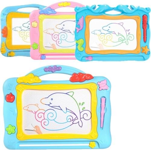 Multi-Function Big Size Painting Graffiti Board Toys ABS Material Magnetic Educational Write&Drawing Board Desk Toy For Children