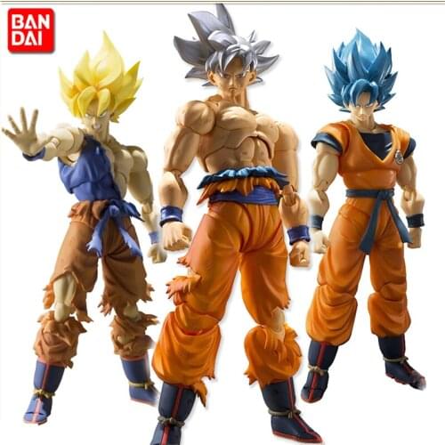 Original BANDAI SPIRITS S.H.Figuarts SHF Action Figure - Son Gokou Ultra Instinct Super Saiyan Warrior Awakening Ver. /b021d