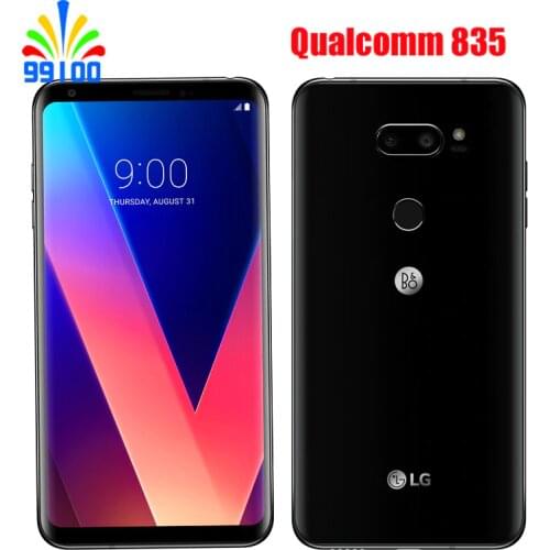 Original Unlocked LG V30 4GB RAM 64GB/128GB ROM 6.0" full screen Qualcomm 835 Octa Core dual back cameras (NO Hebrew language)