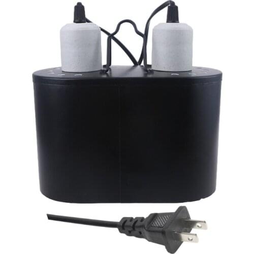 GXMA Reptile Light Fixture Deep Dome Lamp Cap Lamp Fixture Optical Reflection Cover for Reptile Glass Terrariums