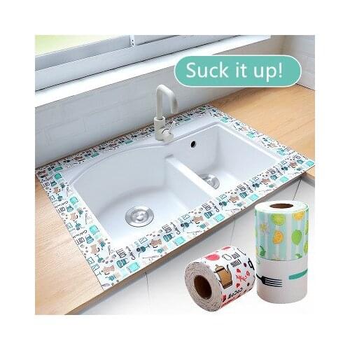 Self Adhesive Sink Waterproof Paste Kitchen Sink Hygroscopic Waterproof Bathroom Washstand Washbasin Electrostatic Absorbent