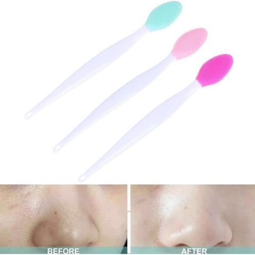 1pc Silicone Wash Face Exfoliating Blackhead Facial Cleansing Brush Tools Beauty Skin Care Tool Facial Cleaning Brush