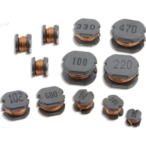 50PCS/lot SMD Power inductor CD32 3.3/4.7/6.8/10/22/33/47/100/220/330/470UH