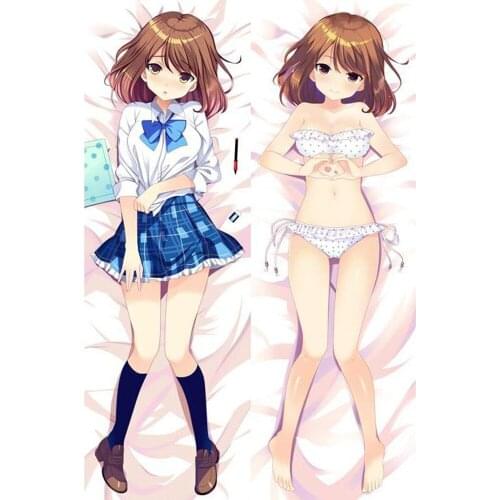 Cute Japanese Cool Anime Girl Friend Beta KOKOMI SHINA Throw Otaku Dakimakura Gift Bedding Hugging Body Pillow Case 150x50 CM