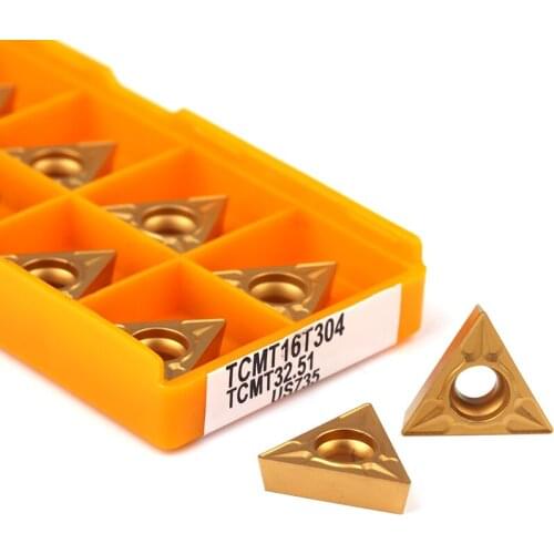 TCMT16T304/08 VP15TF TCMT16T304 UE6020 TCMT16T304 US735 CNC lathe turning blade Hard alloy wear-resistant internal turning tools