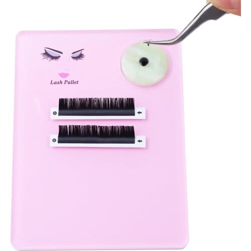 TDANCE 5pcs/lot Jade Stone Lash & Glue Holder Eyelash Extension Pallet Makeup Tool