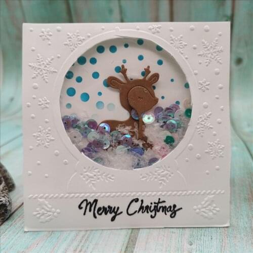 Merry Chirstmas deer Dies Scrapbooking Metal Cutting Dies deer For Paper Card making Embossing Stamps and dies