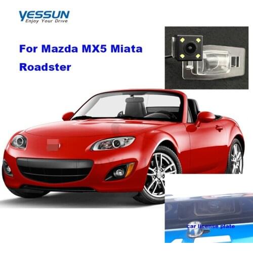 Yessun HD CCD Night Vision Car Rear View Reverse Backup Camera Waterproof for Mazda MX5 Miata Roadster