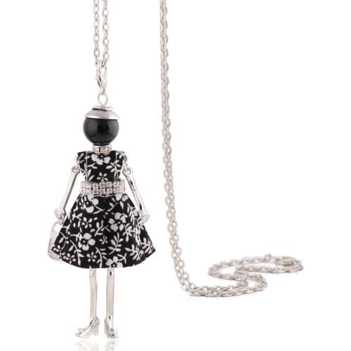 Handmade Women Pendant Lovely Necklace Trendy 2020 New Alloy Girl Fashion Jewelry Accessory Sweater Necklace Gift