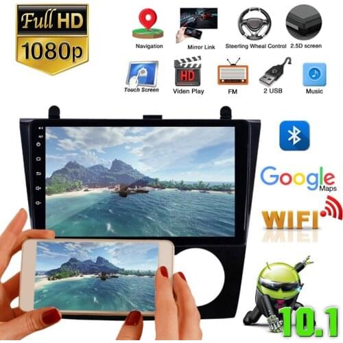 2Din Android 10.1 Car DVD Player Radio Stereo Car Multimedia Video Player GPS Navigation Wifi for Nissan Teana Altima 2008-2012
