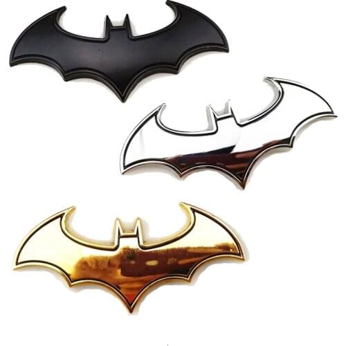 3D metal personality bat car sticker for Toyota Camry Corolla RAV4 Yaris Highlander/Land Cruiser/PRADO Vios Vitz/Reiz Prius