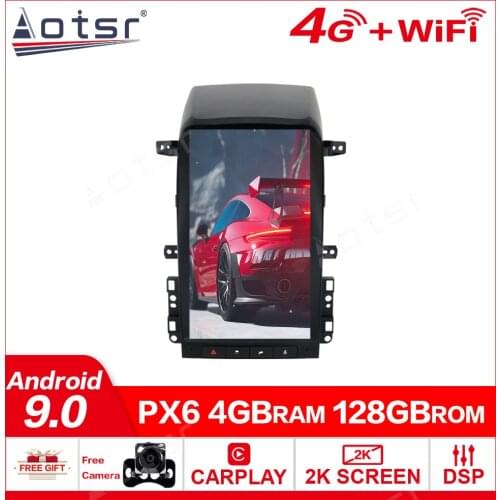 4 + 128G FOR Chevrolet Captiva 2007 - 2012 reproductor Multimedia Android PX6 Tesla navegación GPS de pantalla coche grabadora