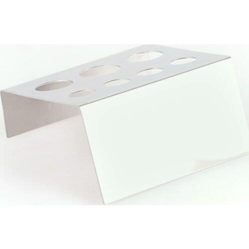 5pcs Sliver Tattoo Ink Cup Holder 7 Holes Ink Cap Stand Tattoo Accessory