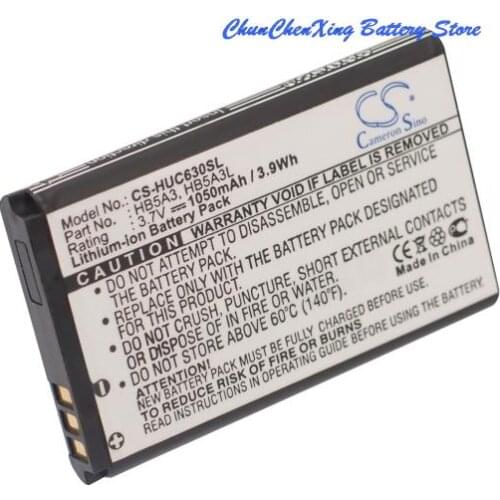 Cameron Sino High Quality 1050mAh Battery HB5A3, HB5A3L for Huawei C6300, G5000