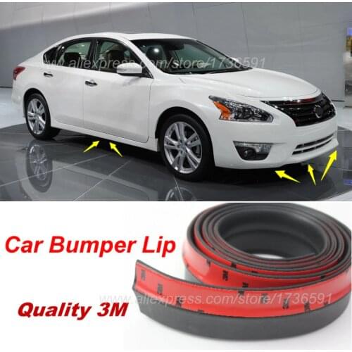 Bumper Lip Deflector Lips For Nissan Altima L31 L32A D32 Teana L33 / Front Spoiler Skirt to Car Tuning View / Body Kit / Strip