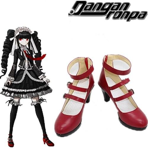 Anime Dangan Ronpa Celestia Ludenberg Cosplay Shoes Boots For Adult Womens Halloween Party Cosplay Boots Custom Made any size