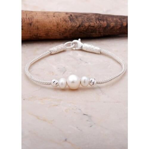 2021 Turkısh Handmade Special Design Pearl Stone Embroidered 1000 Sterling Silver Bracelets Lady Fashion Jewelry Diamond Gift
