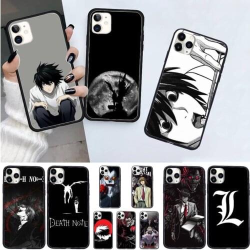 Death Note Japanese suspense comics luxury Phone Case coque for iPhone 11 12 pro XS MAX 8 7 6 6S Plus X 5S SE 2020 XR
