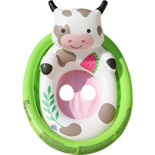 Childrens Swimming Ring Animal Bear Cow Kids Inflatable Swimming Float Ring Baby Floater Summer Swimming Pool Accessories Cute