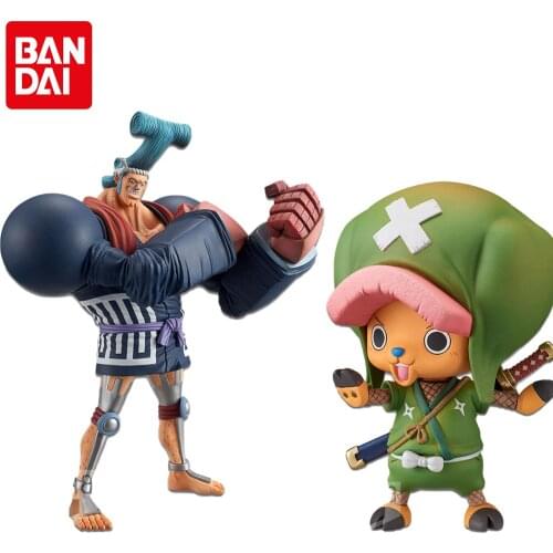 Original BANDAI Banpresto One Piece DXF OP Tony Chopper FRANKY Action Anime Figure Toys Model Figurals Brinquedos