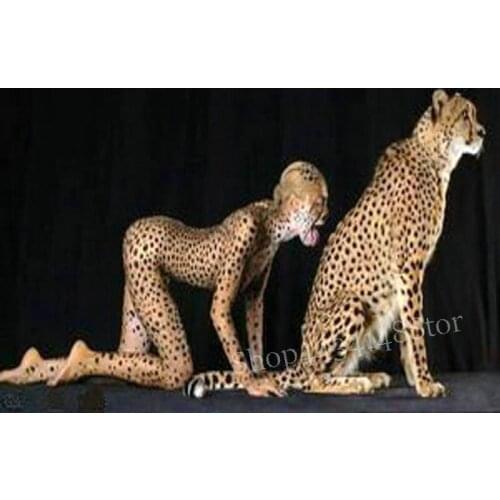 ArtBack full square / round "woman leopard" 5d diy diamond painting rhinestone mosaic home decoration painting